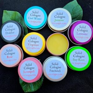 Solid Cologne Tins