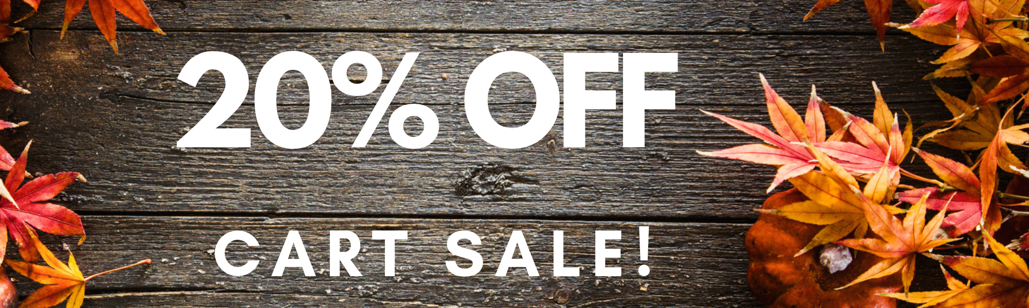 20% Cart Sale